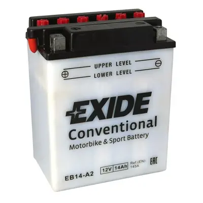 Motobaterie EXIDE BIKE Conventional 14Ah, 12V, EB14-A2