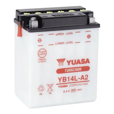 Motobaterie YUASA (originál) YB14A-A2, 12V, 14Ah