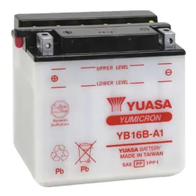 Motobaterie YUASA (originál) YB16B-A1, 12V, 16Ah