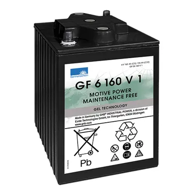 Gelový akumulátor SONNENSCHEIN GF 06 160 V 1, 6V, C5/160 Ah, C20/196Ah