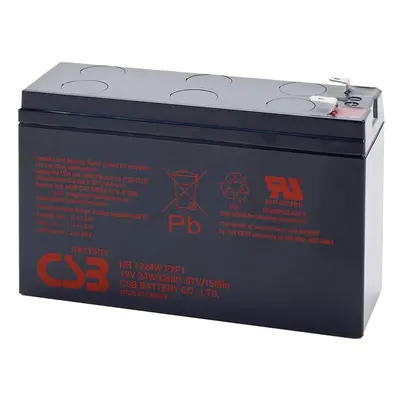 CSB HR1224W F2 12V 6,4Ah APC RBC114