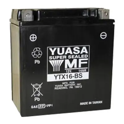 Motobaterie YUASA (originál) YTX16-BS, 12V, 14Ah