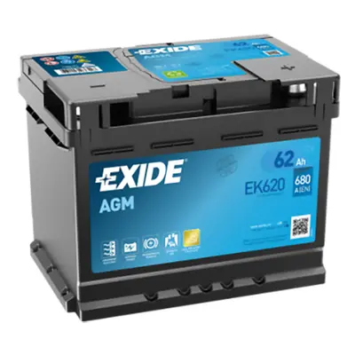 Exide AGM 12V 62Ah 680A EK620