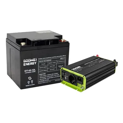 Kosun / Goowei Energy Záložní zdroj pro oběhové čerpadlo – set (Kosun 300W RSC300P-112 + Goowei 