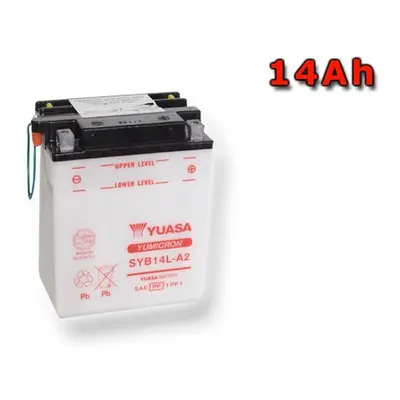 Motobaterie YUASA (originál) SYB14L-A2, 12V, 14Ah