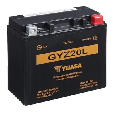 Motobaterie YUASA (originál) GYZ20L, 12V, 20Ah