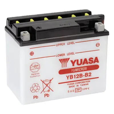 Motobaterie YUASA (originál) YB12B-B2, 12V, 12Ah