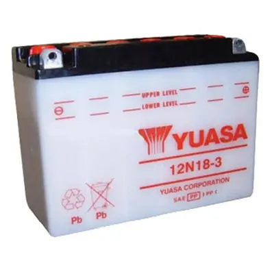 Motobaterie YUASA (originál) 12N18-3, 12V, 18Ah