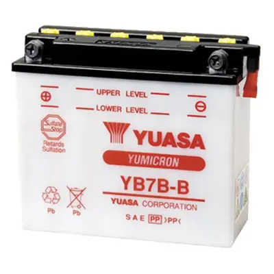 Motobaterie YUASA (originál) YB7B-B, 12V, 7Ah