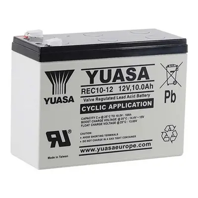 Trakční baterie YUASA REC10-12 10Ah 12V