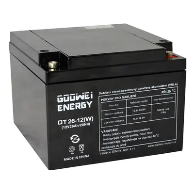 Goowei Energy OTL26-12 26Ah 12V