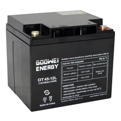 Trakční (GEL) baterie GOOWEI ENERGY OTL45-12 45Ah 12V