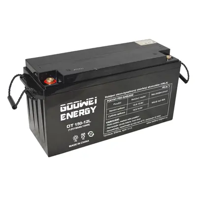 Trakční (GEL) baterie GOOWEI ENERGY OTL150-12 150Ah 12V