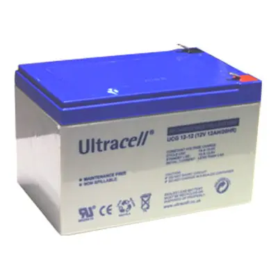 Ultracell UCG12-12 (12V - 12Ah), VRLA-GEL trakční baterie