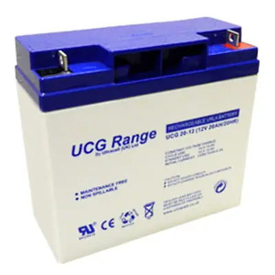 Ultracell UCG20-12 (12V - 20Ah), VRLA-GEL trakční baterie