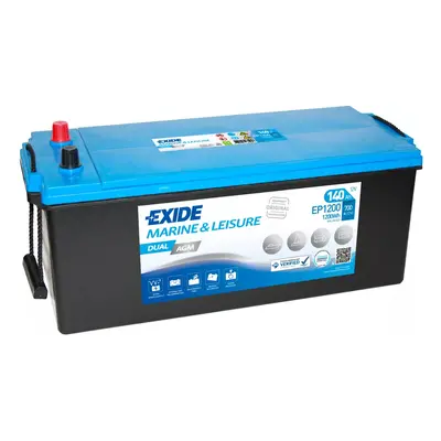 EXIDE DUAL 140Ah 12V 1200A,EP1200