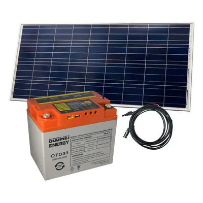 Goowei Energy Set OTD33 33Ah 12V panel Victron Energy 115Wp/12V