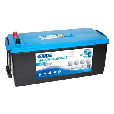 Baterie EXIDE DUAL AGM 180Ah 12V EP1500