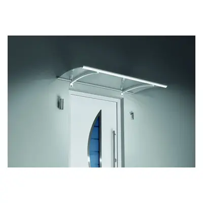 Vchodová stříška Guttavordach LED Technik P 150 x 90 cm bílá / čirá