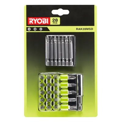 Sada šroubovacích bitů: 20x 25mm šroubovací bit - 4x Philips (PH2) RYOBI RAK28MSD RY5132003305