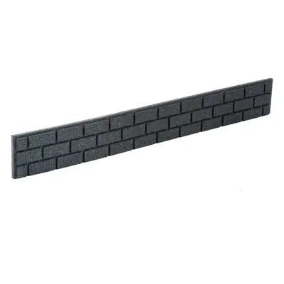 Multy home Zahradní palisáda BRICKS 120 x 15 cm, šedá (se spojkou a hřeby)