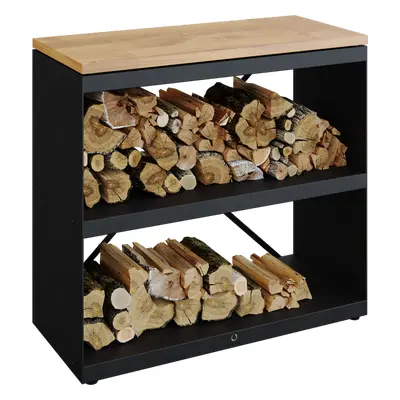 Komoda na dřevo OFYR Wood Storage Black Dressoir