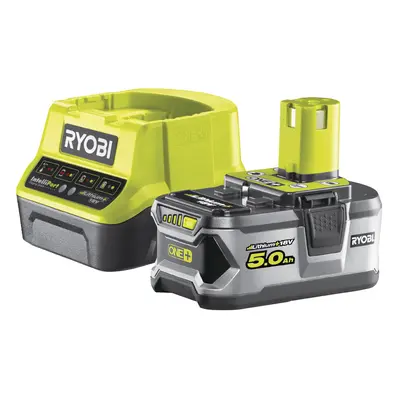 Akumulátor + nabíječka RYOBI 18V 1x 5,0 Ah Li-Ion RY5133003366