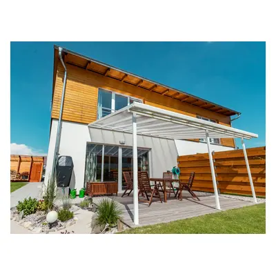 Hliníková pergola Terrassendach Original 3,06 x 3,06 m - bílá GU4293103