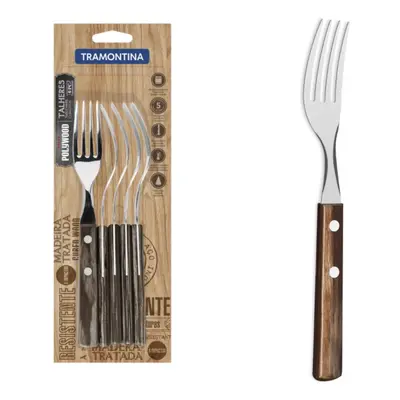 Set vidliček Tramontina Polywood 6ks, 19,5cm, hnědá/blister OT21102/690