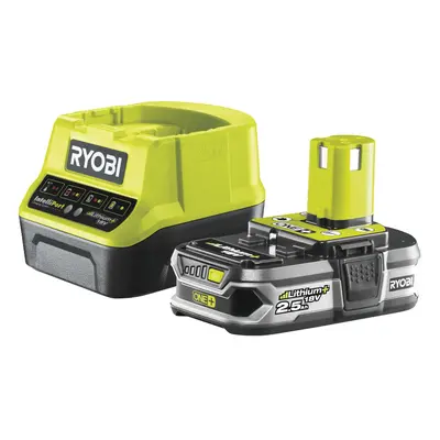 Akumulátor + nabíječka RYOBI 18V 1x 2,5 Ah Li-Ion RY5133003359