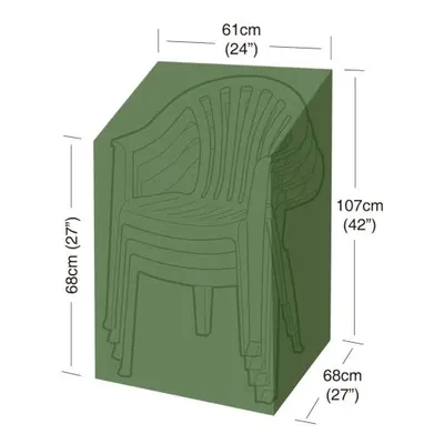 Krycí plachta na 4 zahradní židle 61 x 68 x 107 cm, PE 90g/m2 MA791847