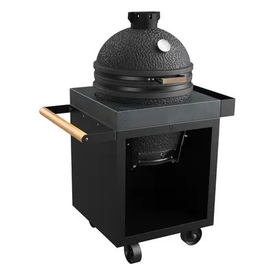 Pojízdný stůl OFYR Black 65 PRO Concrete TB, pro kamado grily