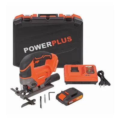 AKU přímočará pila POWERPLUS 20V SET