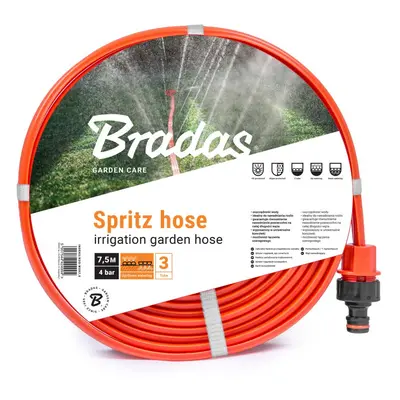 Zahradní hadice rozstřikovací plochá BRADAS SPRITZ 1/2", 15m + spojky MA715792