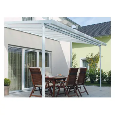 Hliníková pergola Terrassendach original 5,46 x 3,06 m - bílá GU4293109