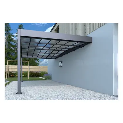 Kovový přístřešek / carport TRIGANO JARDIN LIBECCIO WALL LG2464