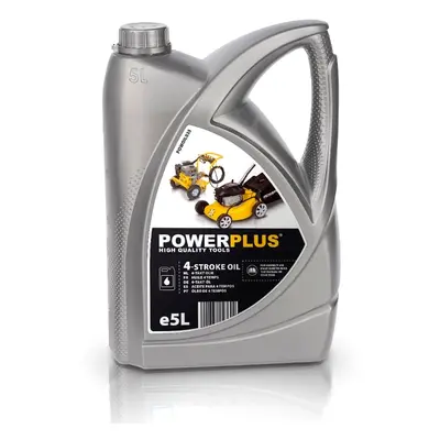 Olej do 4-taktních motorů POWERPLUS, 5l PPPOWOIL035