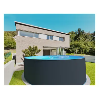 Bazén Planet Pool ANTRAZIT/Blue – samotný bazén 450 x 120 cm