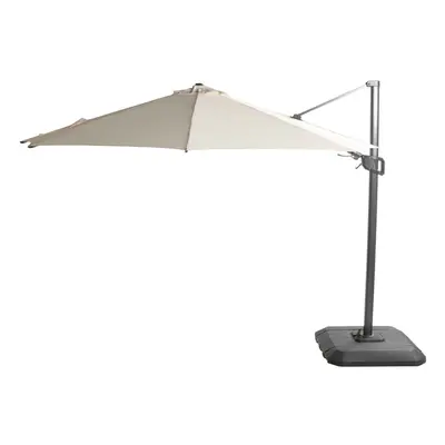 Zahradní slunečník Shadowflex 300cm s bočním stíněním, Light grey HN14121006