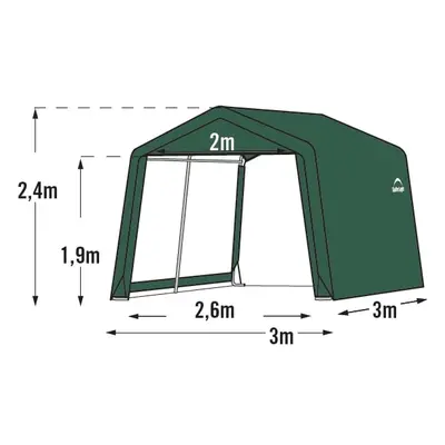 Plachtový přístřešek SHELTERLOGIC 3,0 x 3,0 m 70335eu LG1374