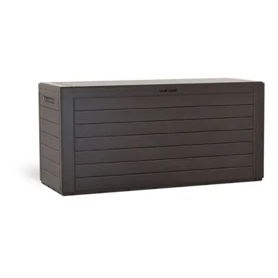 Zahradní box WOODEBOX 280 l - tmavě hnědá 116 cm PRMBWL280-440U