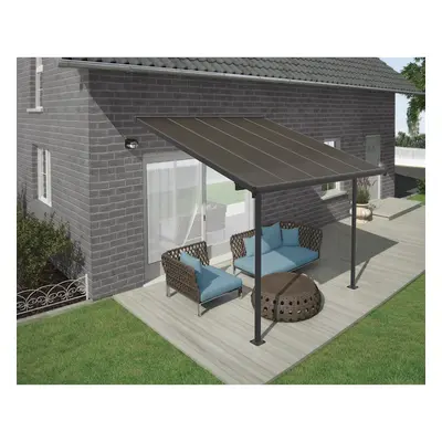 Hliníková pergola PALRAM Capri 3000 antracit 3 x 3 GD705599