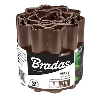 Lem trávníku BRADAS 25 cm x 9 m, hnědá MA715902