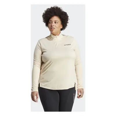 Tričko Terrex Multi Half-Zip Long Sleeve (plus size)