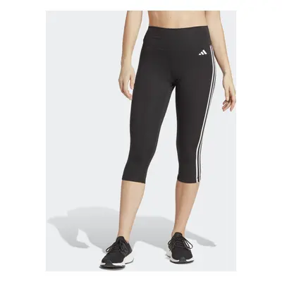 Legíny Train Essentials 3-Stripes High-Waisted 3/4