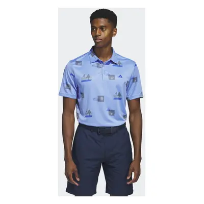 Allover-Print Golf Polo Shirt