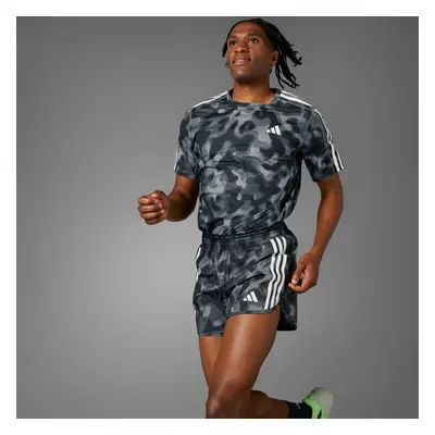 Šortky Own the Run 3-Stripes Allover Print