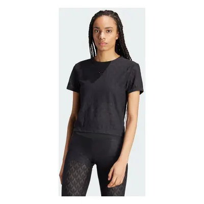 Tričko Fashion Monogram Lace Cropped