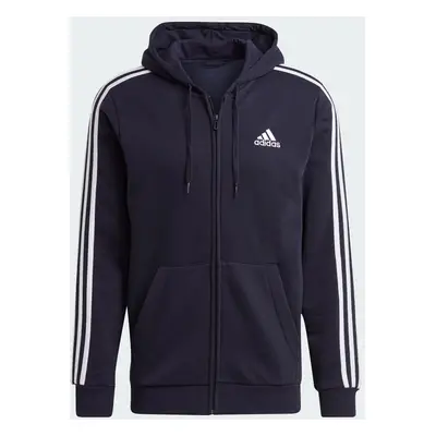 Mikina Essentials Fleece 3-Stripes Full-Zip