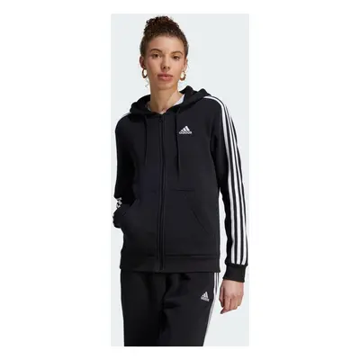 Essentials 3-Stripes Full-Zip Fleece Hoodie